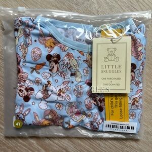 Disney Easter Bamboo Pajamas 4T Short Set NWT